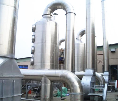 不锈钢圆形喷淋塔